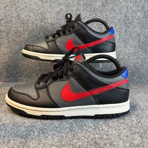 Nike Dunk Low Black Racer Blue University Red GS Women’s 8.5